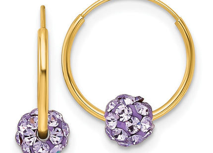 14k Yellow Gold Earrings Style TL1194 - Classique Jewelry Inc.