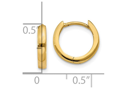 14k Yellow Gold Earrings Style TL153 - Classique Jewelry Inc.