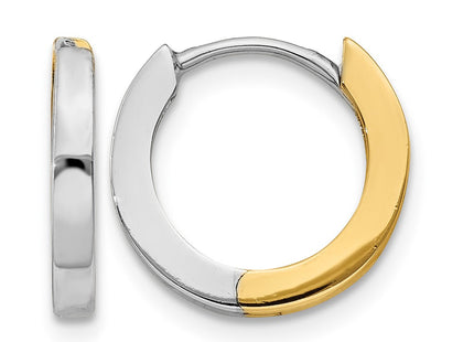 14K gold hoop earrings