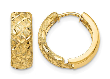 14K gold hoop earrings