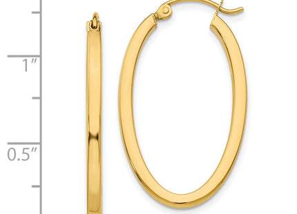 14k Yellow Gold Earrings Style TL240 - Classique Jewelry Inc.