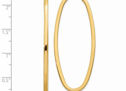 14k Yellow Gold Earrings Style TL243 - Classique Jewelry Inc.