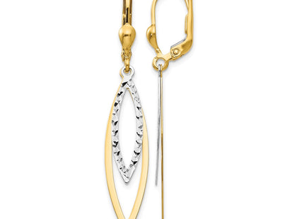 14K gold drop earrings