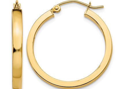 14K gold hoop earrings