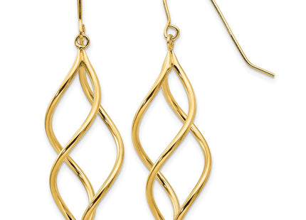 14K gold drop earrings