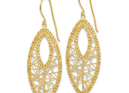 14k Yellow Gold Earrings Style TL445 - Classique Jewelry Inc.