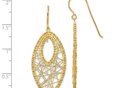 14k Yellow Gold Earrings Style TL445 - Classique Jewelry Inc.