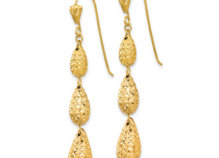 14k Yellow Gold Earrings Style TL476Y - Classique Jewelry Inc.