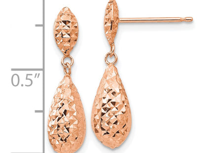 14k Rose Gold Earrings Style TL506R - Classique Jewelry Inc.