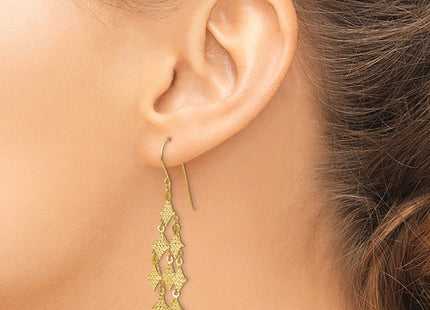 14k Yellow Gold Earrings Style TL519 - Classique Jewelry Inc.