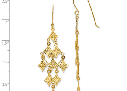 14k Yellow Gold Earrings Style TL519 - Classique Jewelry Inc.