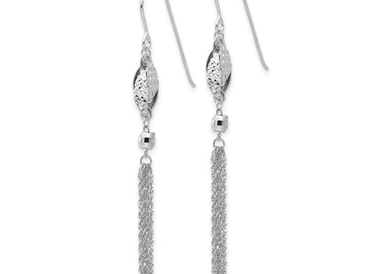 14k White Gold Earrings Style TL538W - Classique Jewelry Inc.