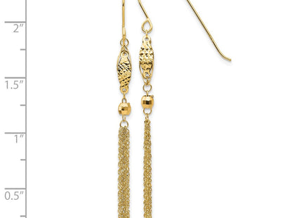 14k Yellow Gold Earrings Style TL538Y - Classique Jewelry Inc.