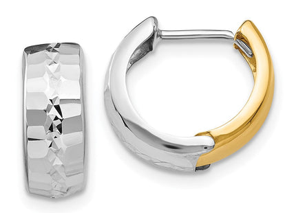 14K gold hoop earrings