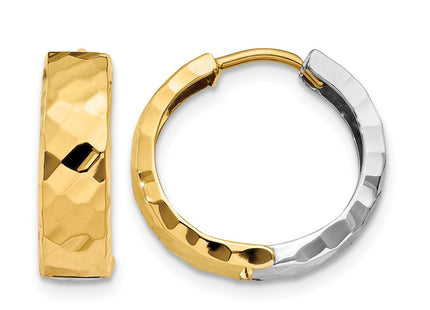 14K gold hoop earrings