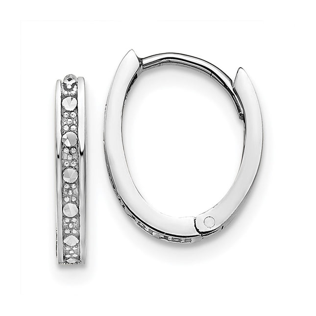14k White Gold Earrings Style TL562 - Classique Jewelry Inc.