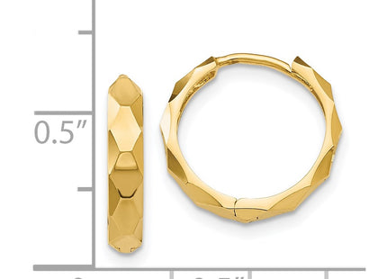 14k Yellow Gold Earrings Style TL568 - Classique Jewelry Inc.