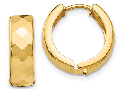14K gold hoop earrings
