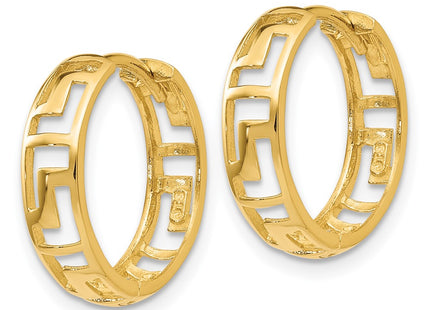 14k Yellow Gold Earrings Style TL583 - Classique Jewelry Inc.