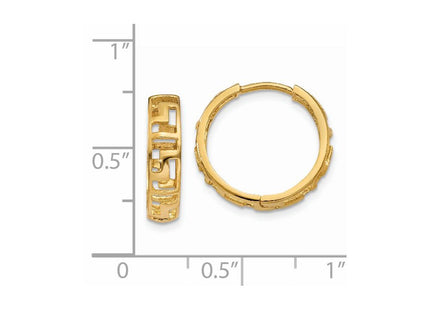 14k Yellow Gold Earrings Style TL583 - Classique Jewelry Inc.