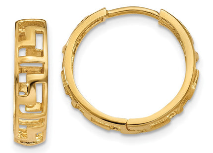 14k Yellow Gold Earrings Style TL583 - Classique Jewelry Inc.