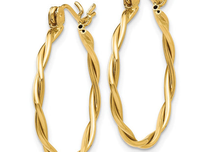 14k Yellow Gold Earrings Style TL596 - Classique Jewelry Inc.