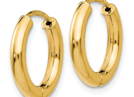 14k Yellow Gold Earrings Style TL610 - Classique Jewelry Inc.