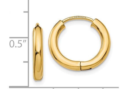 14k Yellow Gold Earrings Style TL610 - Classique Jewelry Inc.