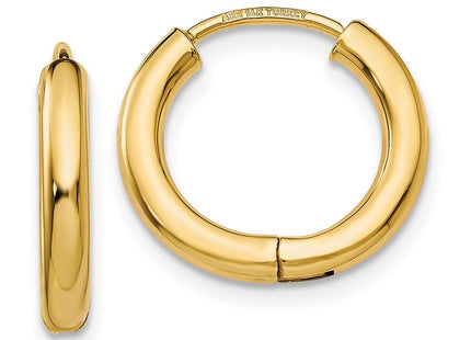 14k Yellow Gold Earrings Style TL610 - Classique Jewelry Inc.