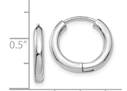 14k White Gold Earrings Style TL611 - Classique Jewelry Inc.