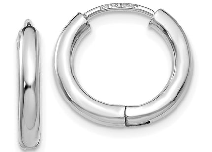 14k White Gold Earrings Style TL611 - Classique Jewelry Inc.