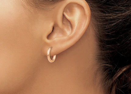14k Rose Gold Earrings Style TL612 - Classique Jewelry Inc.