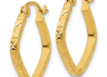 14k Yellow Gold Earrings Style TL650 - Classique Jewelry Inc.