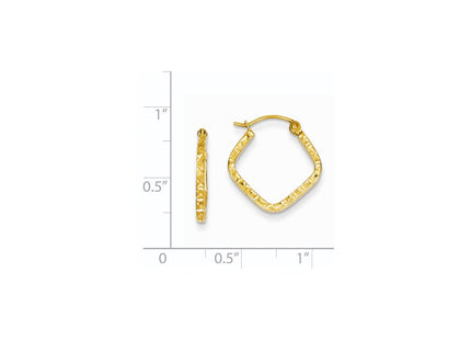 14k Yellow Gold Earrings Style TL650 - Classique Jewelry Inc.