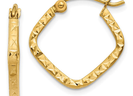 14k Yellow Gold Earrings Style TL650 - Classique Jewelry Inc.