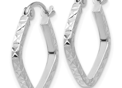 14k White Gold Earrings Style TL651 - Classique Jewelry Inc.
