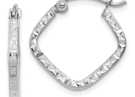 14k White Gold Earrings Style TL651 - Classique Jewelry Inc.