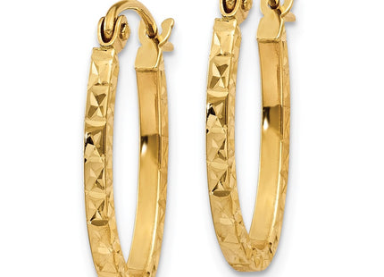 14k Yellow Gold Earrings Style TL652 - Classique Jewelry Inc.