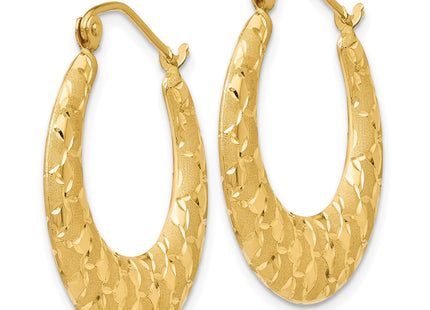 14k Yellow Gold Earrings Style TL696 - Classique Jewelry Inc.