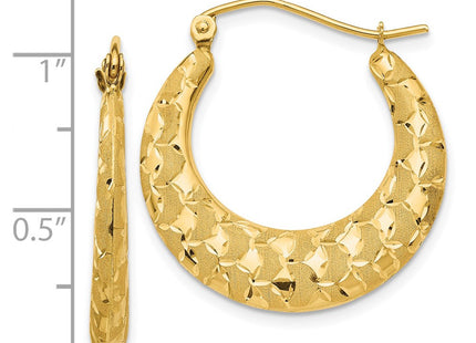 14k Yellow Gold Earrings Style TL696 - Classique Jewelry Inc.