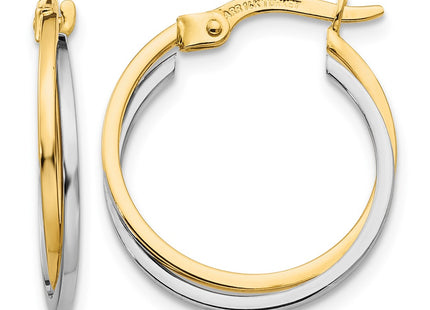 14K gold hoop earrings