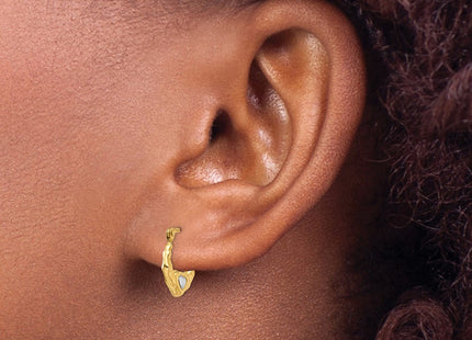 14k Yellow & Rhodium Earrings Style TL730 - Classique Jewelry Inc.