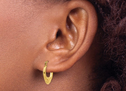 14k Yellow Gold Earrings Style TL734 - Classique Jewelry Inc.