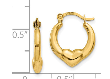 14k Yellow Gold Earrings Style TL734 - Classique Jewelry Inc.