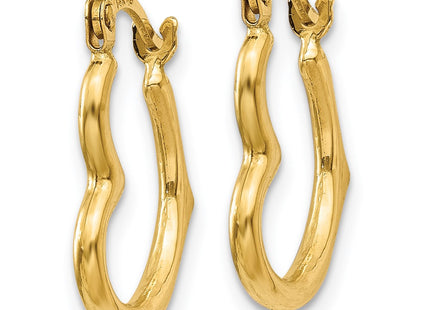 14k Yellow Gold Earrings Style TL746 - Classique Jewelry Inc.