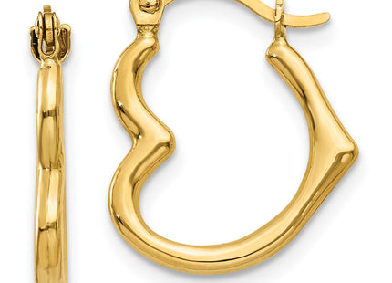 14k Yellow Gold Earrings Style TL746 - Classique Jewelry Inc.