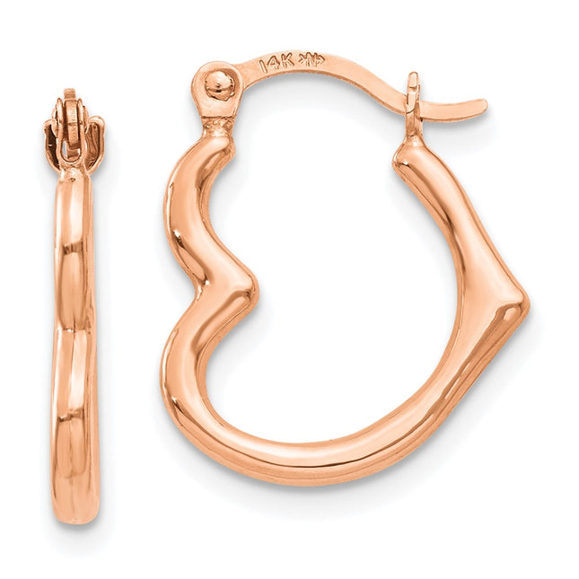 14k Rose Gold Earrings Style TL746R - Classique Jewelry Inc.