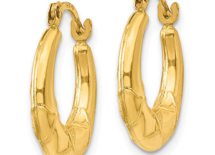 14k Yellow Gold Earrings Style TL754 - Classique Jewelry Inc.