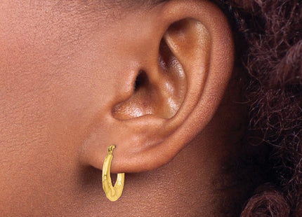 14k Yellow Gold Earrings Style TL754 - Classique Jewelry Inc.