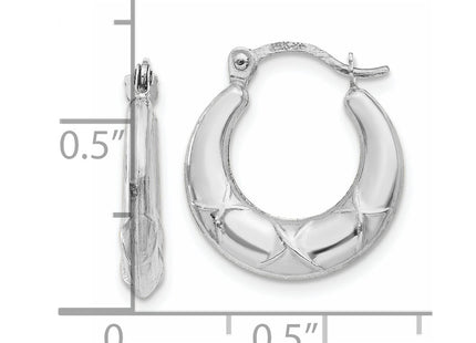 14k White Gold Earrings Style TL754W - Classique Jewelry Inc.